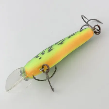 Vintage Bomber Flat A, 1/3oz Fire tiger fishing lure #23886