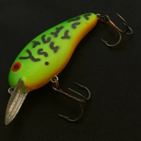 Vintage Bomber Flat A, 1/3oz Fire tiger fishing lure #23886