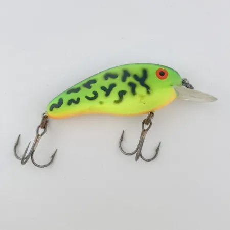 Vintage Bomber Flat A, 1/3oz Fire tiger fishing lure #23886