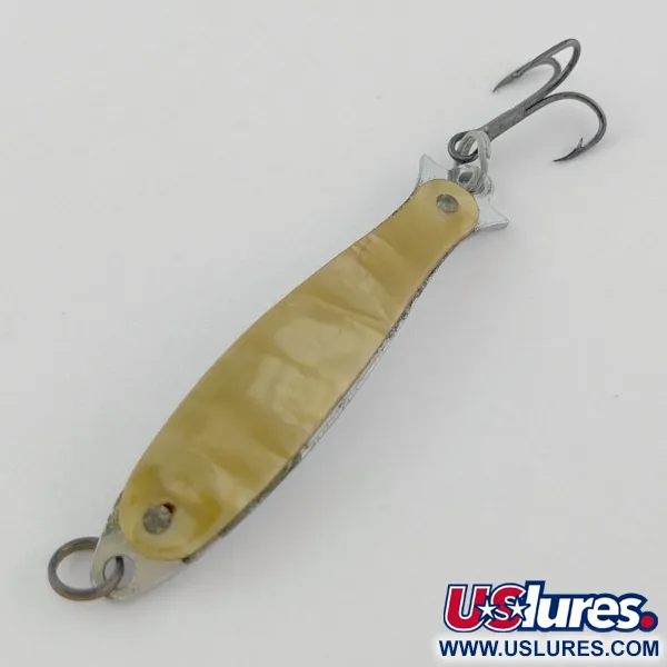 Vintage Worth Water Demon, 1/4oz abalone fishing spoon #23889