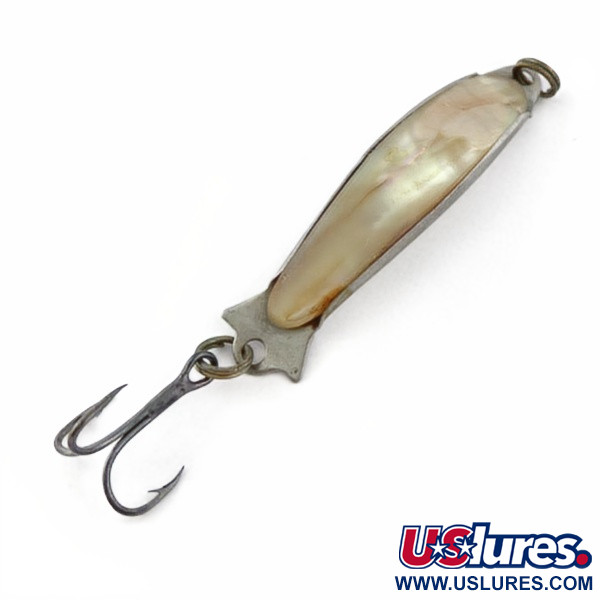 Vintage   Compac Abalone Spoon (Japan), 3/16oz Abalone pearl fishing spoon #23890