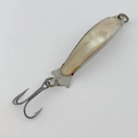 Vintage Compac Abalone Spoon (Japan), 3/16oz Abalone pearl fishing spoon #23890
