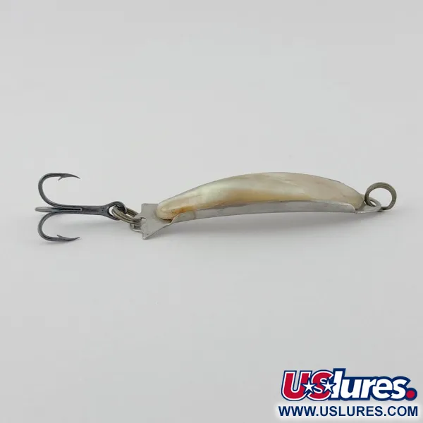 Vintage Compac Abalone Spoon (Japan), 3/16oz Abalone pearl fishing spoon #23890