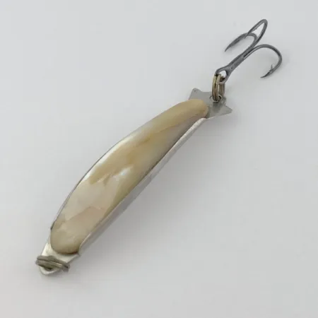 Vintage Compac Abalone Spoon (Japan), 3/16oz Abalone pearl fishing spoon #23890
