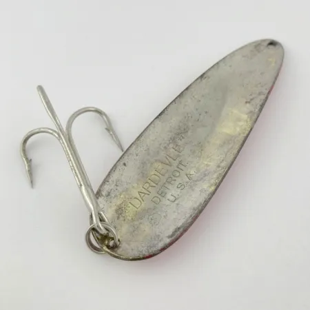 Vintage Eppinger Dardevle Detroit (1950s), 1oz Red Devle fishing spoon #23891