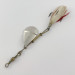 Vintage   Pflueger Diamond P Spinner, 1/4oz nickel/red spinning lure #23895