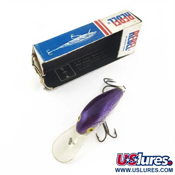 Rebel Deep R Humpy Purple, 1/4oz Purple fishing lure #23897