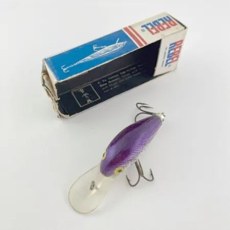 Rebel Deep R Humpy Purple, 1/4oz Purple fishing lure #23897