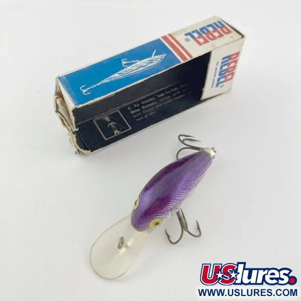 Rebel Deep R Humpy Purple, 1/4oz Purple fishing lure #23897