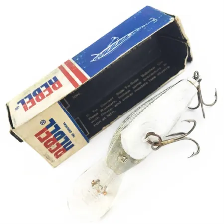 Rebel Super R, 1/2oz Silver fishing lure #23898