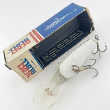 Rebel Super R, 1/2oz Silver fishing lure #23898