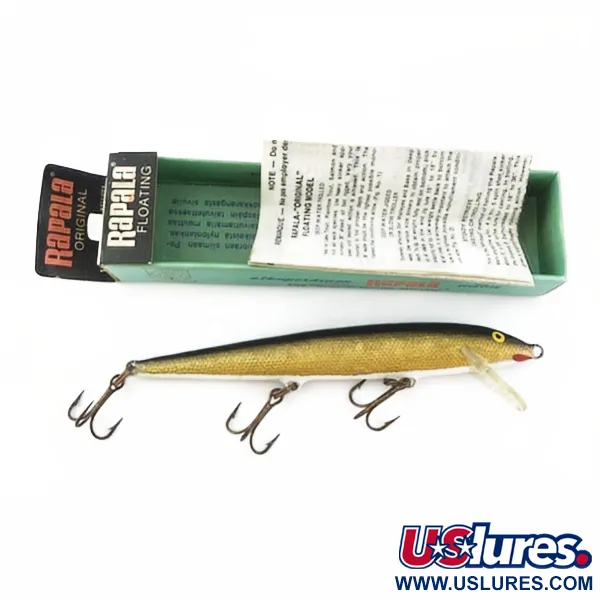 Rapala Original Floater F11 (Finland), 3/16oz G (Gold) fishing lure #23899