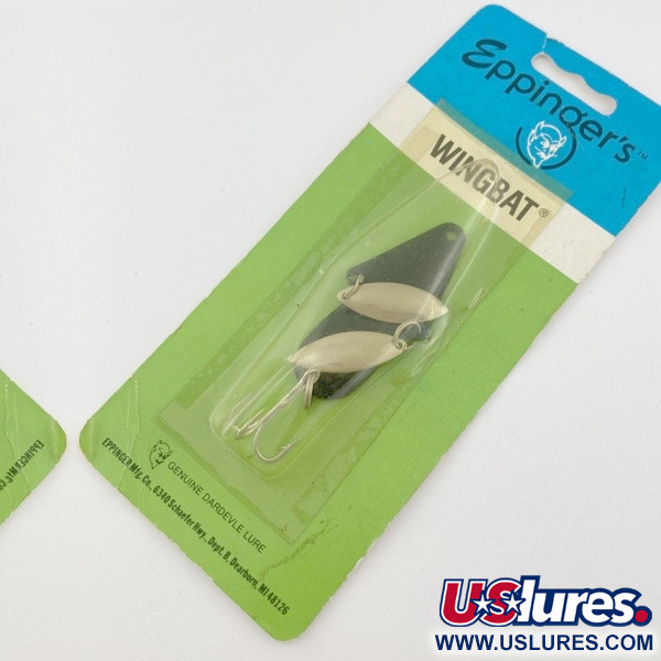   Eppinger Wingbat, 1/2oz Black fishing spoon #23900