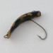 Vintage  Helin Tackle Helen Flatfish F2, 1/64oz black fishing lure #23901