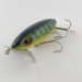 Vintage   Fred Arbogast Jitterbug Early Bug Eye​ (1960s), 1/2oz Green tiger fishing lure #23902