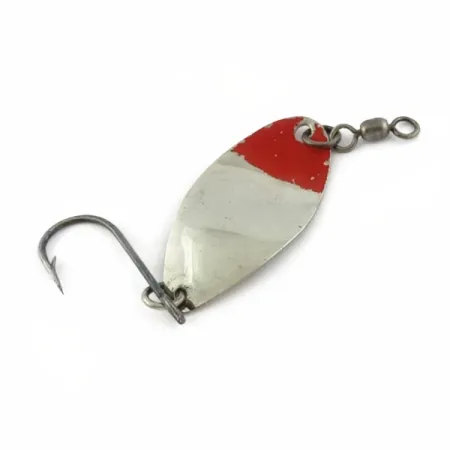 Vintage  Shoff's F.S.T.2, 3/16oz nickel/red fishing spoon #23904