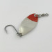 Vintage    Shoff's F.S.T.2, 3/16oz nickel/red fishing spoon #23904