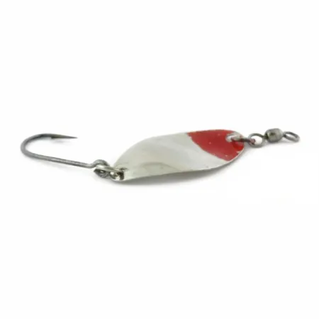 Vintage  Shoff's F.S.T.2, 3/16oz nickel/red fishing spoon #23904