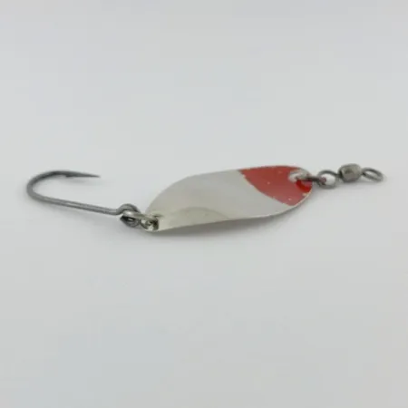 Vintage  Shoff's F.S.T.2, 3/16oz nickel/red fishing spoon #23904