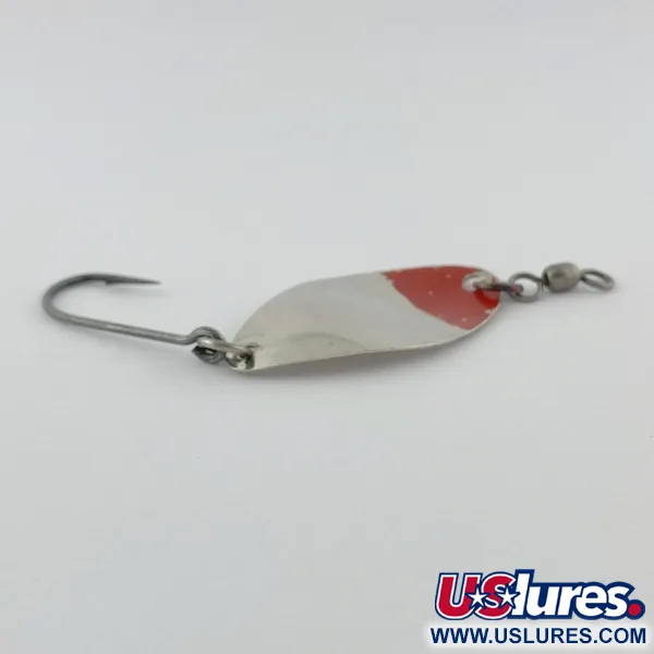 Vintage  Shoff's F.S.T.2, 3/16oz nickel/red fishing spoon #23904