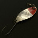 Vintage    Shoff's F.S.T.2, 3/16oz nickel/red fishing spoon #23904