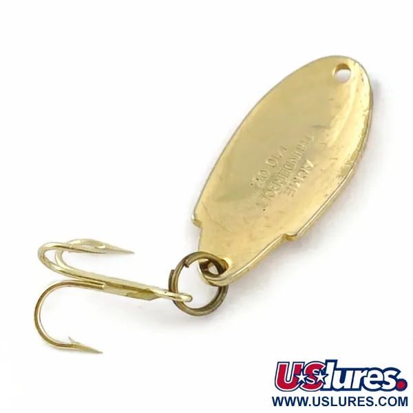 Vintage Acme Thunderbolt, 1/8oz gold fishing spoon #23905