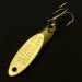 Vintage  Acme  Kastmaster, 1/8oz gold fishing spoon #23906
