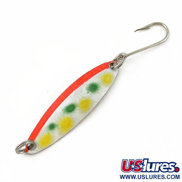 Vintage   Luhr Jensen Needlefish 1, 1/16oz gold/red fishing spoon #23910
