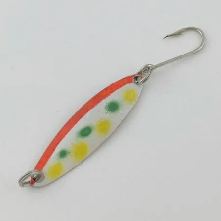 Vintage Luhr Jensen Needlefish 1, 1/16oz gold/red fishing spoon #23910