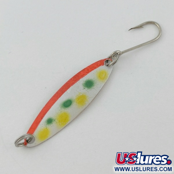 Vintage   Luhr Jensen Needlefish 1, 1/16oz gold/red fishing spoon #23910