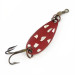 Vintage   Roy Self #1, 3/64oz nickel/red fishing spoon #23911