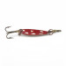 Vintage   Roy Self #1, 3/64oz nickel/red fishing spoon #23911