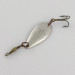 Vintage   Roy Self #1, 3/64oz nickel/red fishing spoon #23911