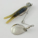 Vintage   Johnson Beetle Spin, 3/16oz Nickel / Yellow / White fishing #23914