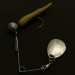 Vintage   Johnson Beetle Spin, 3/16oz Nickel / Yellow / White fishing #23914