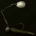 Vintage   Johnson Beetle Spin, 3/16oz Nickel / Yellow / White fishing #23914
