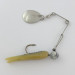 Vintage   Johnson Beetle Spin, 3/16oz Nickel / Yellow / White fishing #23914