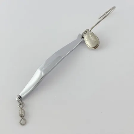 Vintage Luhr Jensen Kokanee King, 1/2oz  Nickel fishing spoon #23916