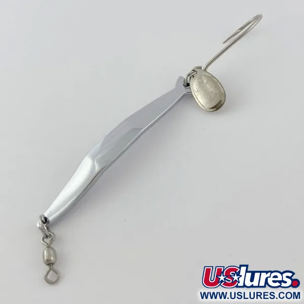 Vintage Luhr Jensen Kokanee King, 1/2oz  Nickel fishing spoon #23916