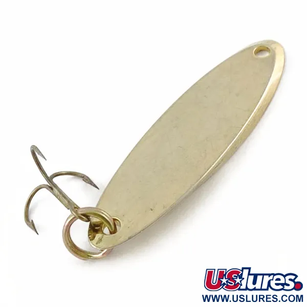 Vintage Acme Kastmaster, 1/4oz gold fishing spoon #23917
