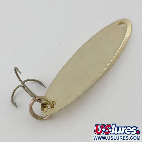 Vintage Acme Kastmaster, 1/4oz gold fishing spoon #23917