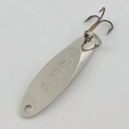 Vintage Acme  Kastmaster, 1/4oz nickel fishing spoon #23918