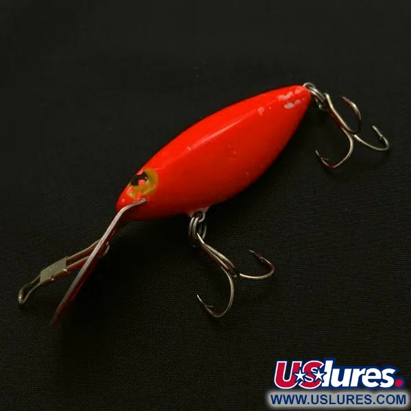 Vintage Storm Hot'N'Tot Thin Fin, 1/4oz yellow fishing lure #23919