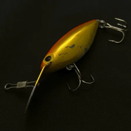 Vintage Storm Hot'N'Tot Thin Fin, 1/4oz Gold / orange fishing lure #23920