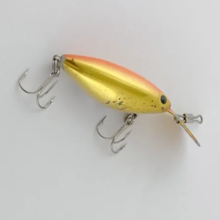 Vintage Storm Hot'N'Tot Thin Fin, 1/4oz Gold / orange fishing lure #23920