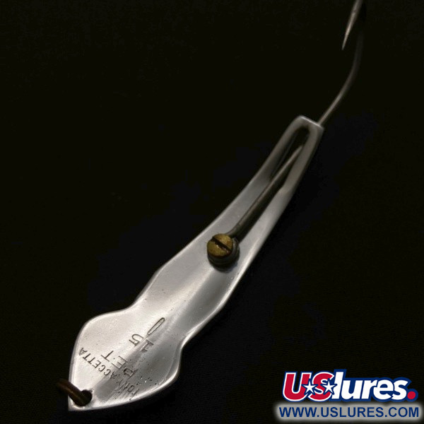 Vintage  Tony Accetta Tony Acetta Pet Spoon 15, 1oz nickel fishing spoon #23922