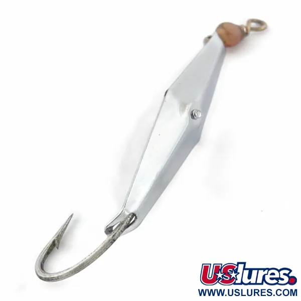 Vintage James E. Clark Clark Spoon 1, 1/4oz nickel fishing spoon #23923