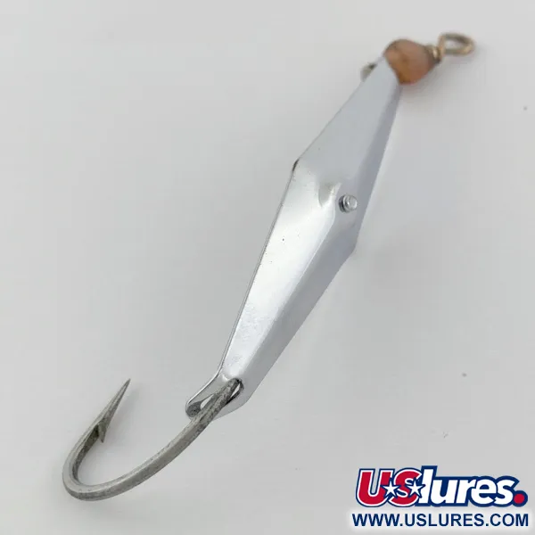 Vintage James E. Clark Clark Spoon 1, 1/4oz nickel fishing spoon #23923