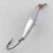 Vintage   James E. Clark Clark Spoon 1, 1/4oz nickel fishing spoon #23923