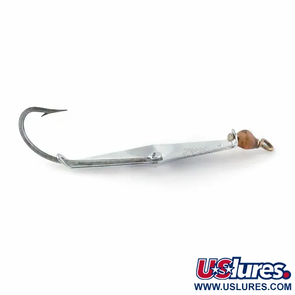 Vintage James E. Clark Clark Spoon 1, 1/4oz nickel fishing spoon #23923